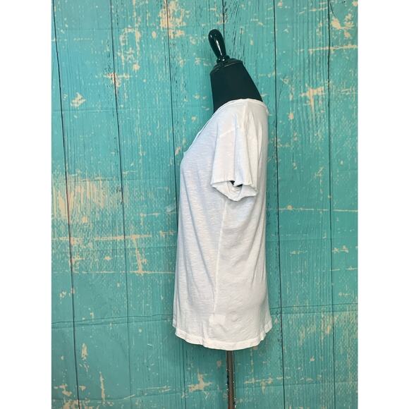 LNA white Fallon V neck short sleeves tee size XS - Picture 6 of 9